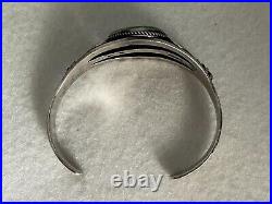 Vintage Navajo Kirk Smith Sterling Silver Turquoise Bracelet