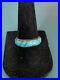 Vintage Navajo Native American Sterling Silver & Sleeping Beauty Turquoise Ring
