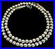Vintage Navajo Pearls Bench Made Native American. 925 Sterling Silver Necklace