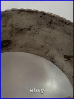 Vintage Navajo Silver cuff bracelet 8 inch Onyx, Eagles, signed Guerra Vintage Navajo Silver cuff bracelet 8 inch Onyx, Eagles, signed Guerra