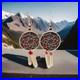 Vintage Navajo Sterling Dreamcatcher Dangle Feather Earrings Coral Red Beads
