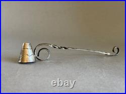 Vintage Navajo Sterling Silver Hand Stamped Candle Snuffer. 6 1/4 Long