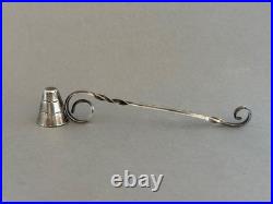 Vintage Navajo Sterling Silver Hand Stamped Candle Snuffer. 6 1/4 Long