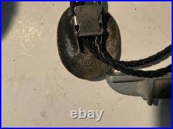 Vintage Navajo Sterling Silver Inlay Bolo Tie Beatrice Kee BK Signed Multi-Stone