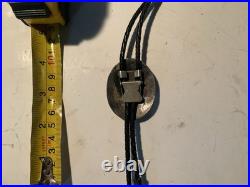 Vintage Navajo Sterling Silver Inlay Bolo Tie Beatrice Kee BK Signed Multi-Stone Vintage Navajo Sterling Silver Inlay Bolo Tie Beatrice Kee BK Signed Multi-Stone