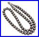 Vintage Navajo Sterling Silver Navajo Pearl Bead Necklace Signed