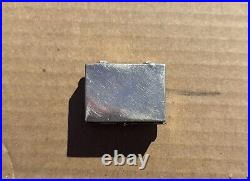 Vintage Navajo Sterling Silver Pill Box Native American Classic Stampwork Domed