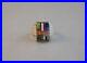 Vintage Navajo Sterling Silver Ring Multi Stone Mosaic Inlay Size 15.5