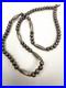 Vintage Navajo Style Sterling Silver Bead Necklace 25g Desert Pearls 24