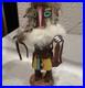 Vintage Navajo Sunface Kachina Doll Signed by Badger Thompson 8 1980s-1990s