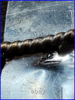 Vintage Navajo Turquoise And Sterling Silver Bracelet