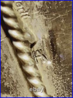 Vintage Navajo Turquoise And Sterling Silver Bracelet