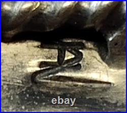 Vintage Navajo Turquoise And Sterling Silver Bracelet