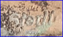 Vintage Navajo Turquoise And Sterling Silver Bracelet