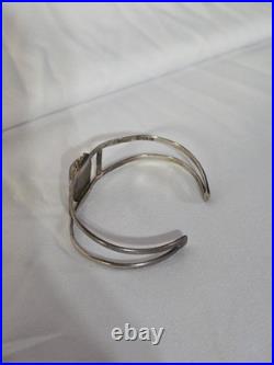 Vintage Navajo Turquoise, Sterling Silver Cuff Bracelet (946)