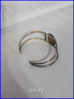 Vintage Navajo Turquoise, Sterling Silver Cuff Bracelet (946)