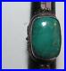 Vintage Old Pawn Sterling Native American Green Turquoise Men's Ring Size 7 1/2