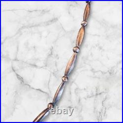 Vintage Old Pawn Sterling Silver & Turquoise Pendant & Necklace