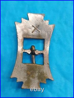 Vintage Or Old Pawn Style Native American Buckle. Navajo Tradition Makers Mark X