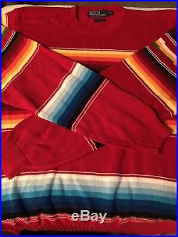 Vintage Polo Ralph Lauren Sweater Beacon Aztec Native American Navajo 2XL XXL