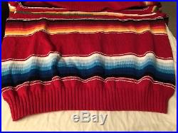 Vintage Polo Ralph Lauren Sweater Beacon Aztec Native American Navajo 2XL XXL