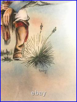 Vintage Randeau Tsosie Native American Painting