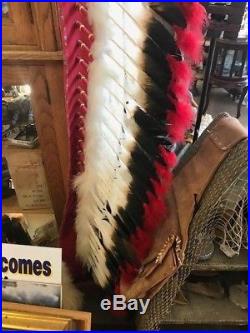 Vintage Rare Native American Navajo Handmade Indian Head Dress
