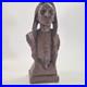 Vintage Red Mill Native American Indian Chief Statue 1987 Pecan & Resin