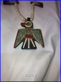 Vintage Santo Domingo Thunderbird Necklace