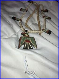 Vintage Santo Domingo Thunderbird Necklace