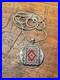 Vintage Signed DE Navajo Native American Sterling Silver Necklace