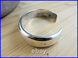 Vintage Signed Jackson Navajo Native American Sterling Silver Cuff Bracelet #184