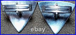 Vintage Signed Mitchell Sockyma Hopi Native American Sterling Silver Cufflinks