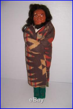 Vintage Skookum Native American Indian Man Doll 14