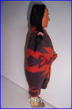 Vintage Skookum Native American Indian Man Doll 15
