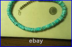 Vintage Southwest N A Turquoise Heishi Necklace
