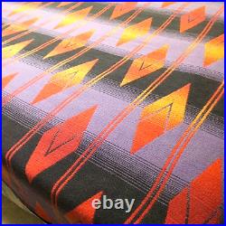 Vintage Southwestern Woven Native American Design Beacon Blanket Made In USA