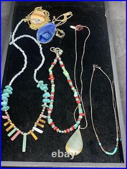Vintage Sterling Native American /western Jewelry Lot. 76pc (see Description)
