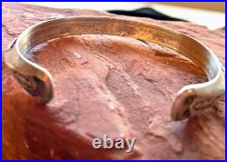 Vintage Sterling Silver Bracelet by Navajo Artist Robert Sharkey