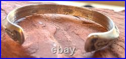 Vintage Sterling Silver Bracelet by Navajo Artist Robert Sharkey