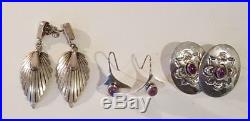 Vintage Sterling Silver Jewelry Lot Native American, Southwestern, Mexican