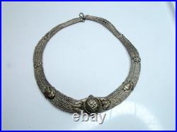 Vintage Sterling Silver Necklace 35 Grams