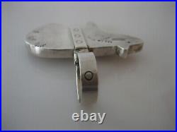 Vintage Sterling Silver Stamped MM Fetish Bear Pendant