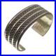Vintage TAHE Native American Sterling Silver Cuff Bracelet 6-1/2 inches