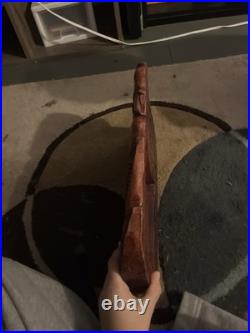 Vintage Tribal Native American Masks Old Wood Wall Art Hand Carved