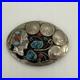Vintage Turquoise Buffalo Nickels Native American Chief Buckle