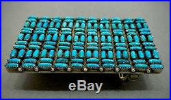 Vintage Zuni Native American Turquoise Belt Buckle RARE GORGEOUS MINT