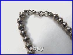 Vintage Zuni Petit Point Amy Peynetsa Squash Blossom Necklace and Earrings = 84g