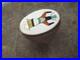 Vintage Zuni Ring, Indian Apache Gahn Spirit Dancer, Mosaic Inlaid, Sterling