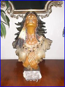 Vintage native american bust